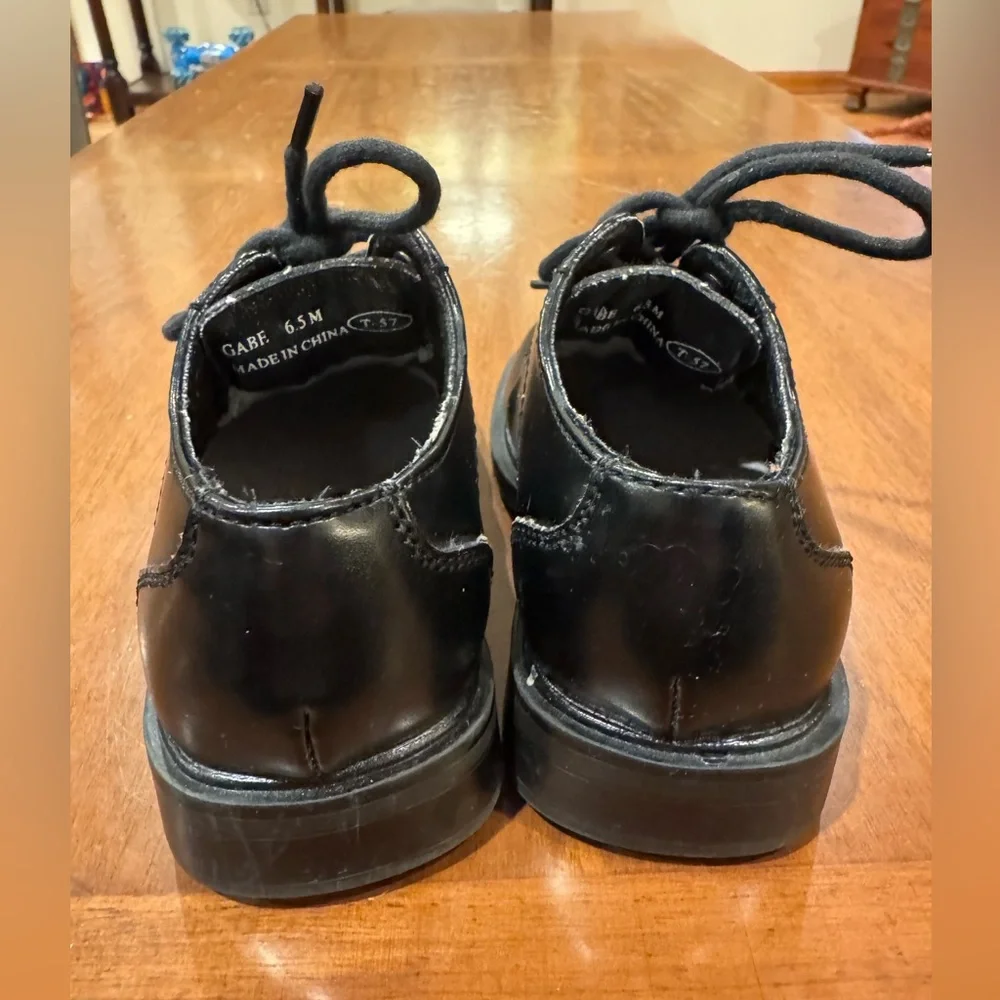 Deer Stags Gabe 6.5 Toddler Boy Dress Shoes Black